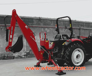 Tractor with Backhoe Loader