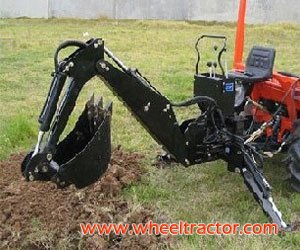 Tractor with Backhoe
