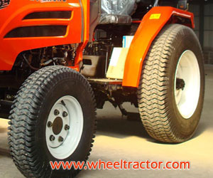 Tractor with Turf Tire