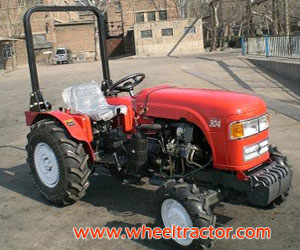 Tractor with Roll Bar