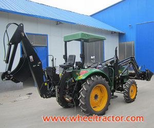 Dongqi Tractor 404 with loader and backhoe