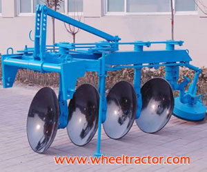 Reversible disc plough