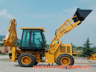 Mini Wheel Loader and Backhoe