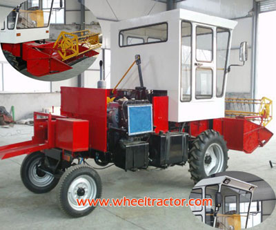 Self-powered square hay baler