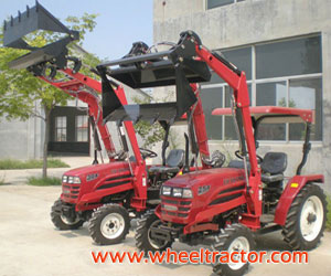 luzhong tractor front end loader and backhoe