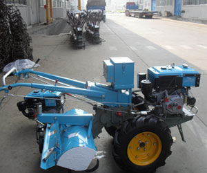 Blue color Power Tiller